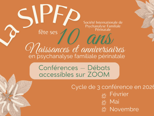 La SIPFP fête ses 10 ans : conférences sur Zoom