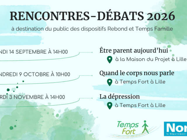 Rencontres-débats Temps Fort 2026